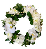 Load image into Gallery viewer, White Flower Wreath