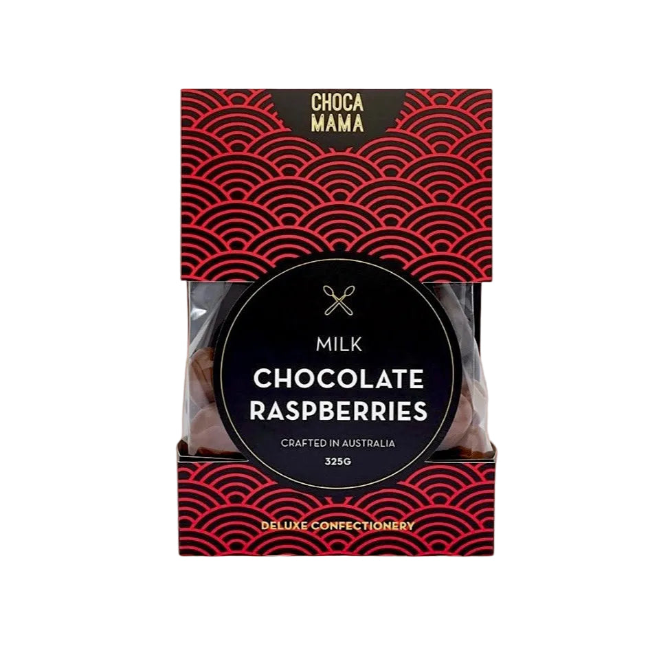Milk Choc Raspberries