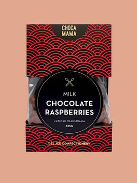Milk Choc Raspberries