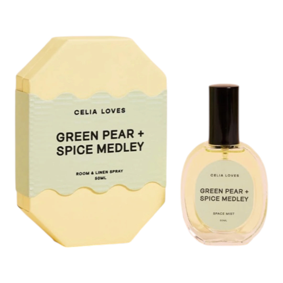 Green Pear + Spice Medley - Room Spray (Celia Loves)